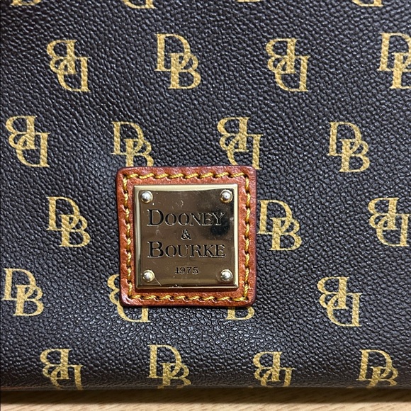 Dooney & Bourke Black and Brown Crossbody Bag - Picture 2 of 16